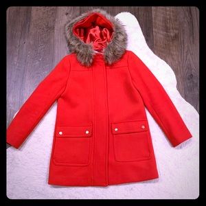 J Crew Vail Parka- Electric Red 2P